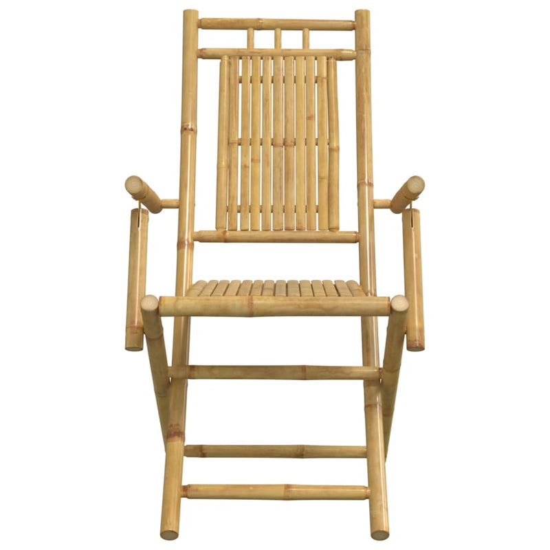 Set mobilier de grădină, 5 piese, bambus