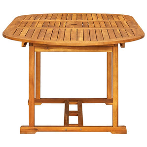 Set mobilier de grădină, 7 piese, lemn masiv acacia/textilenă