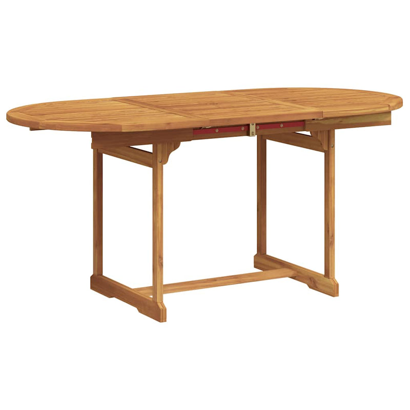 Set mobilier de grădină, 5 piese, lemn masiv acacia/textilenă