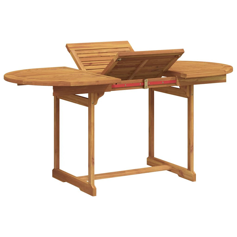 Set mobilier de grădină, 5 piese, lemn masiv acacia/textilenă