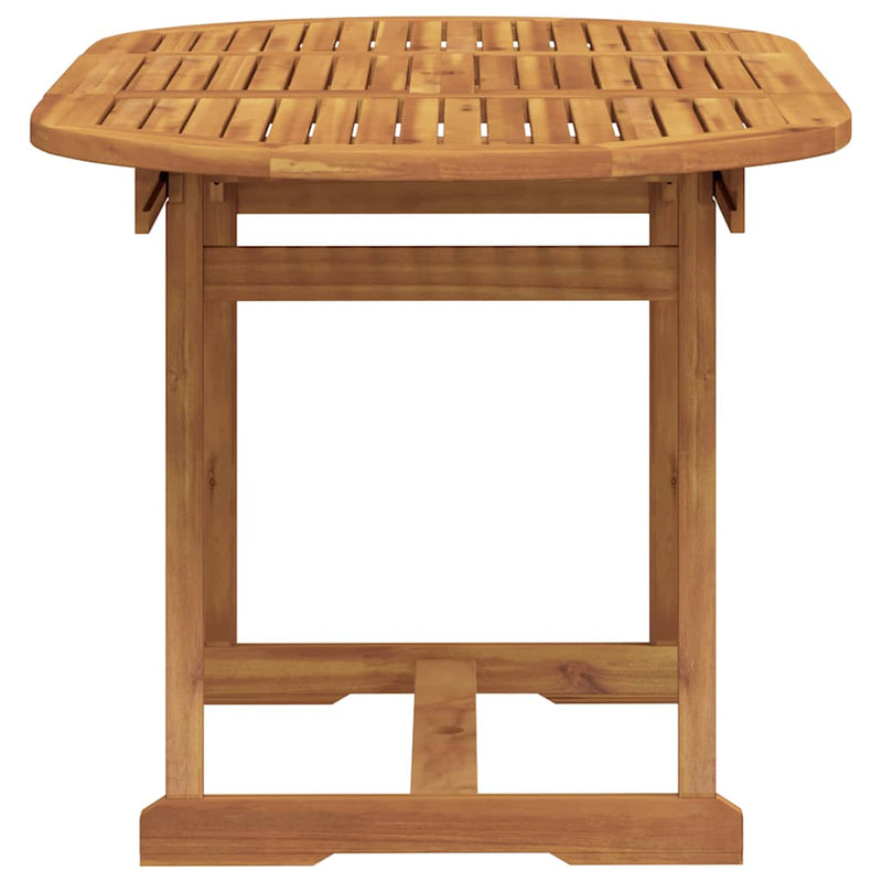 Set mobilier de grădină, 5 piese, lemn masiv acacia/textilenă
