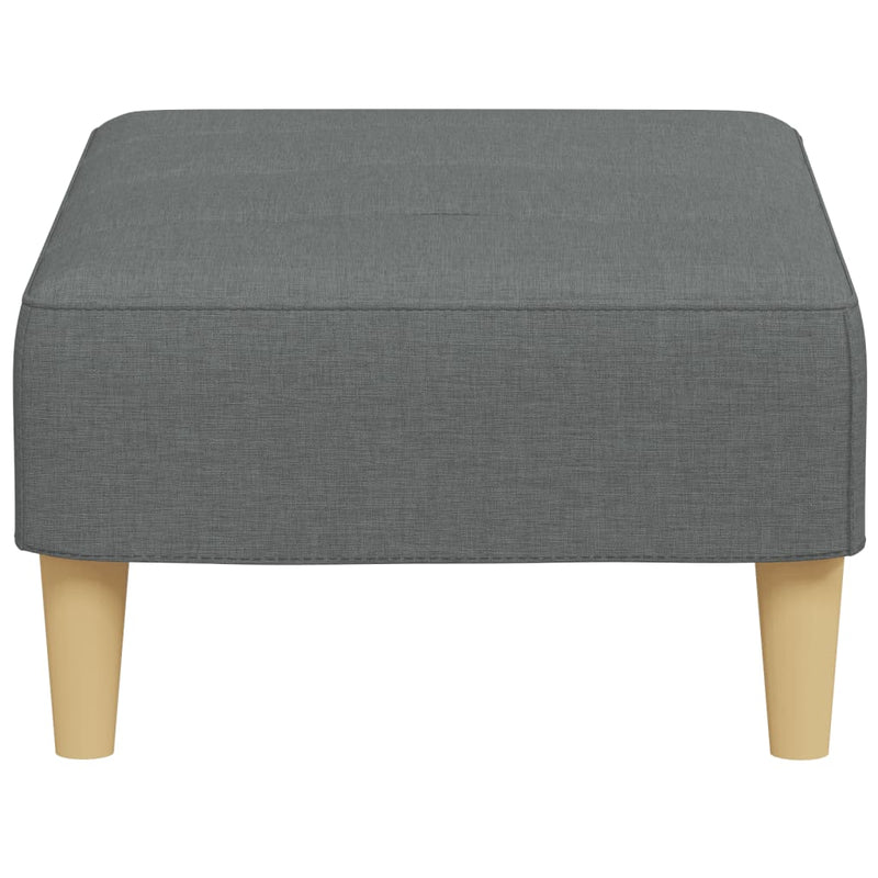 Taburet, gri închis, 77x55x31 cm, material textil