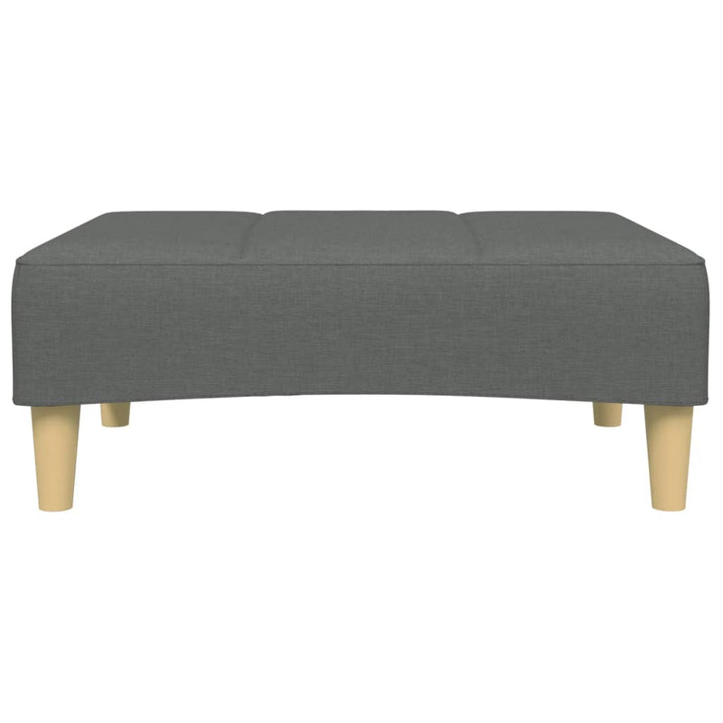 Taburet, gri închis, 77x55x31 cm, material textil