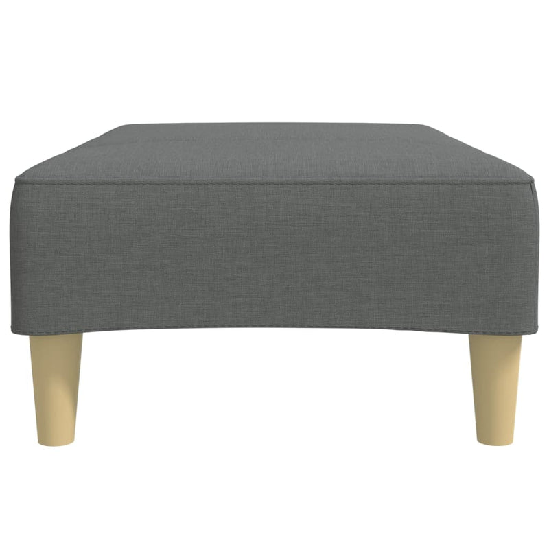 Taburet, gri închis, 77x55x31 cm, material textil