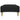 Taburet, negru, 77x55x31 cm, material textil