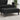 Taburet, negru, 77x55x31 cm, catifea