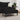 Taburet, negru, 77x55x31 cm, material textil
