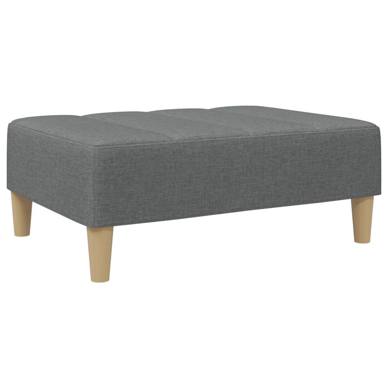 Taburet, gri închis, 77x55x31 cm, material textil
