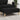Taburet, negru, 77x55x31 cm, material textil