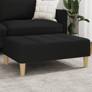Taburet, negru, 77x55x31 cm, material textil