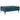 Taburet, albastru, 77x55x31 cm, catifea