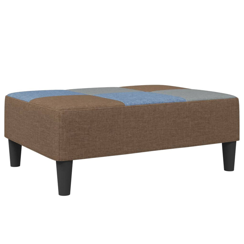 Taburet model mozaic, 77x55x31 cm, material textil