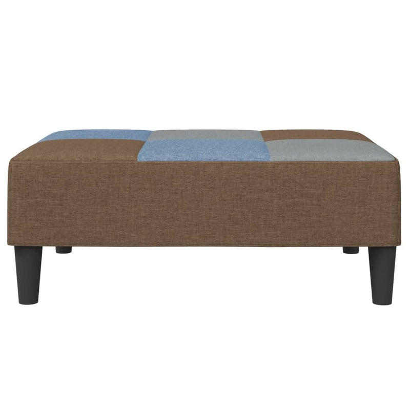 Taburet model mozaic, 77x55x31 cm, material textil