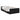 Cadru de pat cu sertare, negru, 75x190 cm, lemn prelucrat
