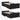 Cadru de pat cu sertare, negru, 75x190 cm, lemn prelucrat