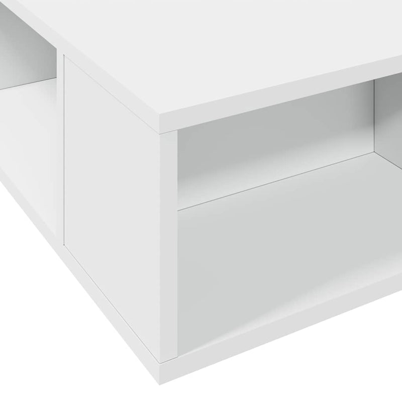 Cadru de pat, alb ,135x190 cm, lemn prelucrat