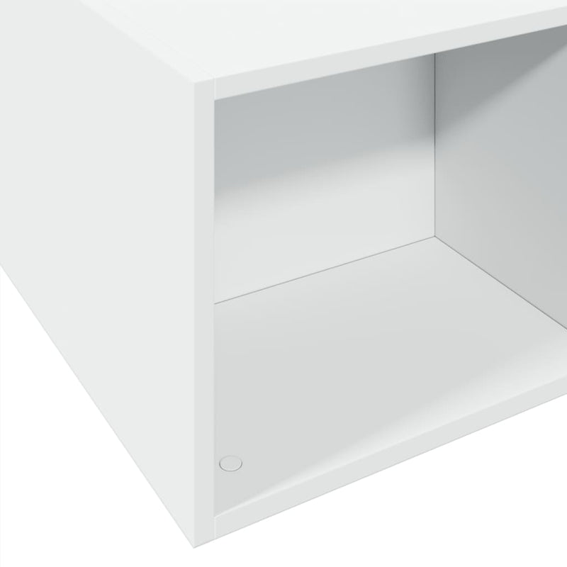 Cadru de pat, alb, 150x200 cm, lemn prelucrat