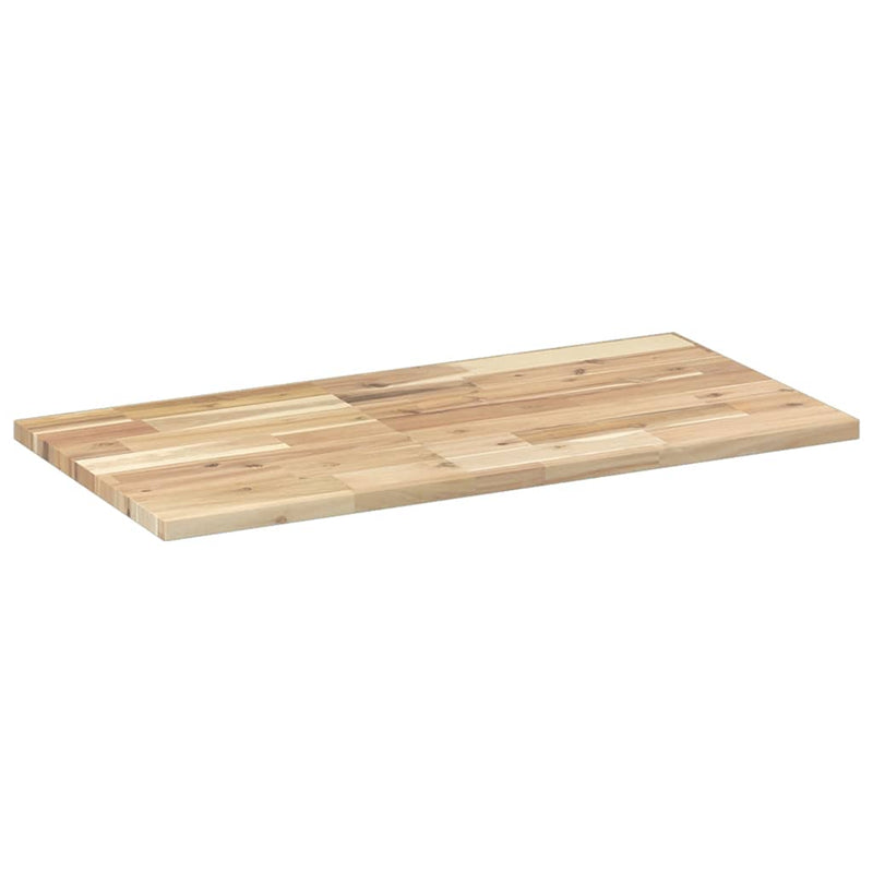 Rafturi suspendate 2 buc. 80x40x2 cm lemn masiv acacia netratat