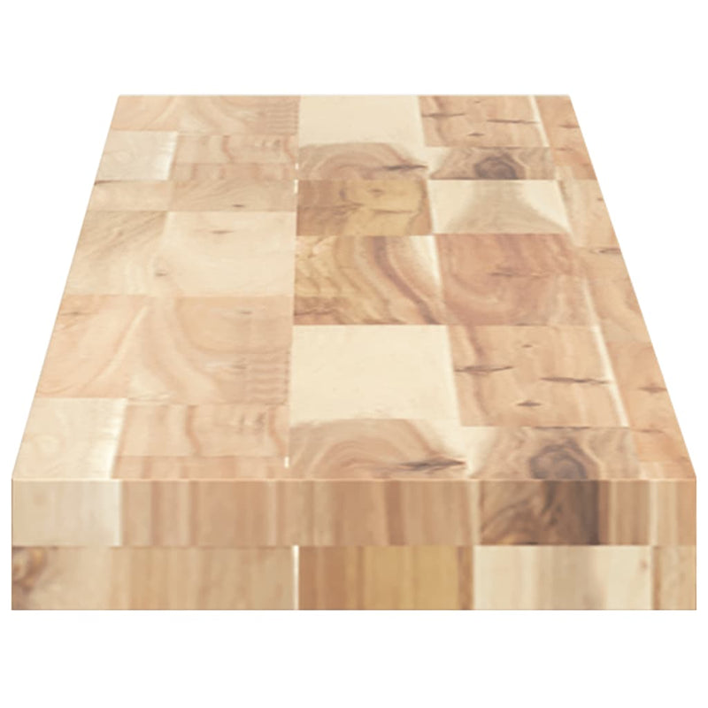 Rafturi suspendate 2 buc. 160x20x4cm lemn masiv acacia netratat