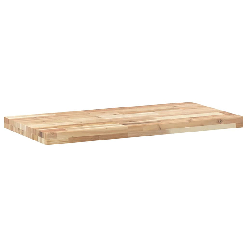 Raft suspendat, 80x40x4 cm, lemn masiv de acacia netratat