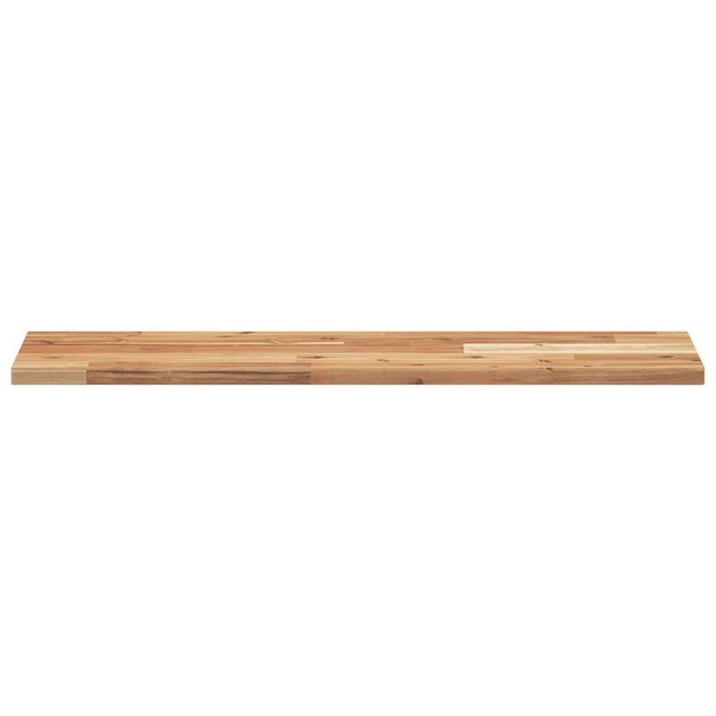 Rafturi suspendate 4 buc. 80x20x2 cm lemn masiv acacia netratat