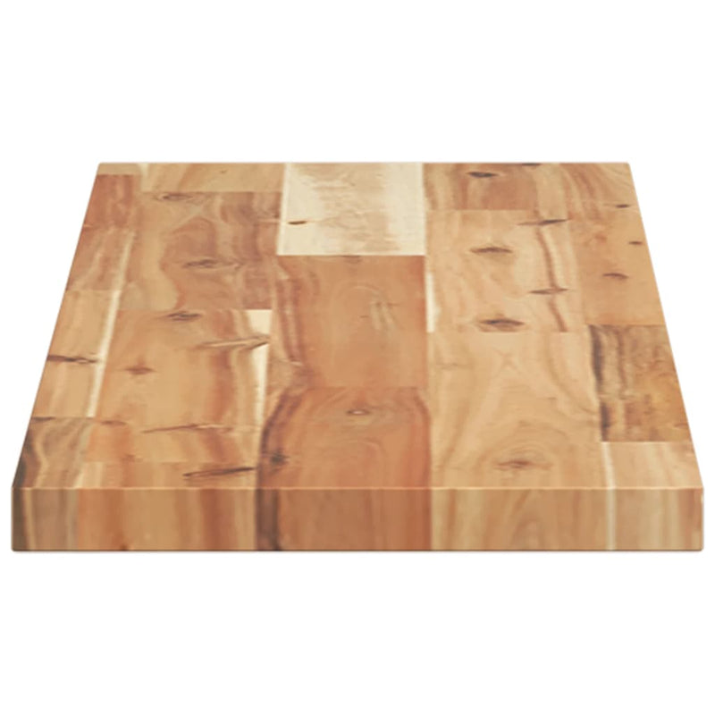 Rafturi suspendate 4 buc. 80x20x2 cm lemn masiv acacia netratat