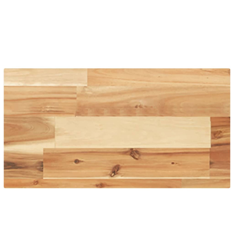 Raft suspendat 40x20x4 cm lemn masiv acacia netratat