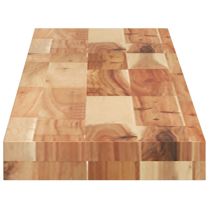 Rafturi suspendate 3 buc. 160x20x4cm lemn masiv acacia netratat