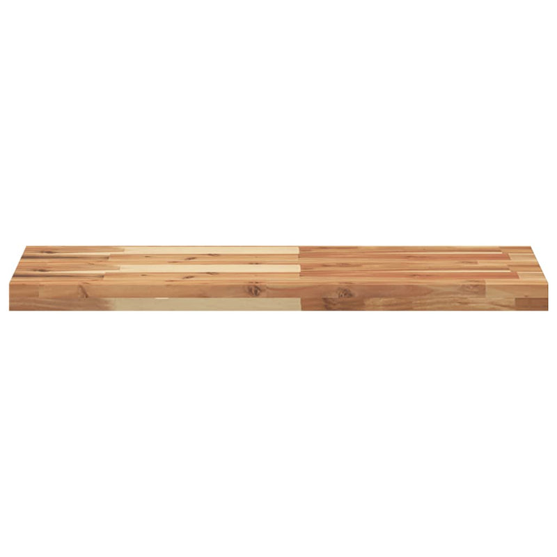 Raft suspendat 80x30x4 cm lemn masiv acacia netratat