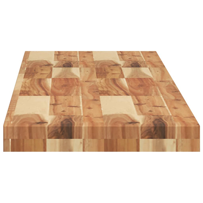 Rafturi suspendate 3 buc. 160x30x4cm lemn masiv acacia netratat
