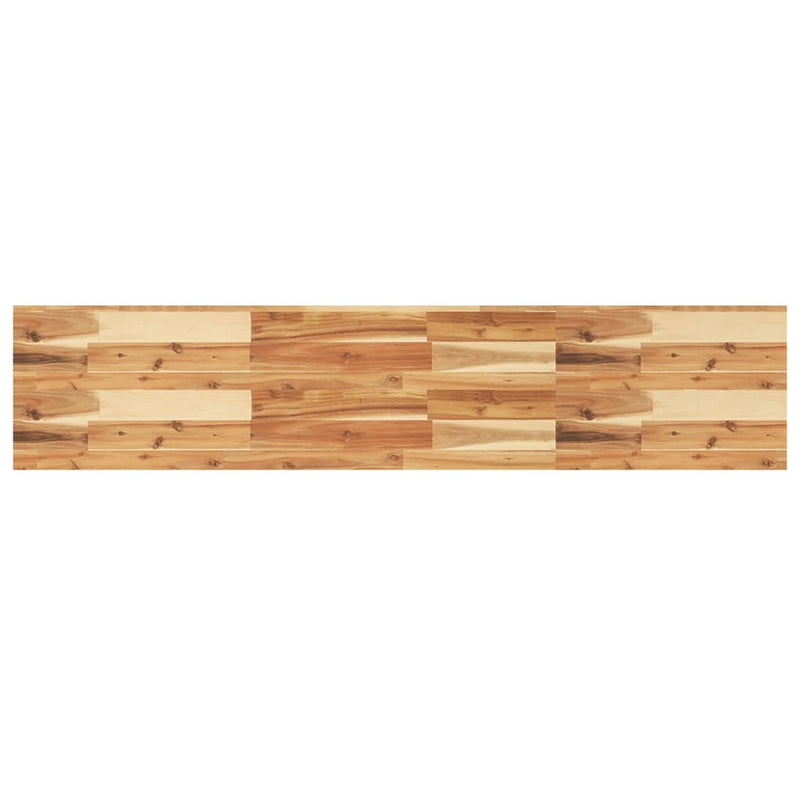 Rafturi suspendate 3 buc. 160x30x4cm lemn masiv acacia netratat