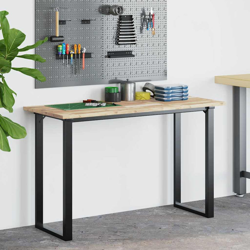 Blat de birou netratat, 120x60x2 cm, lemn masiv de acacia