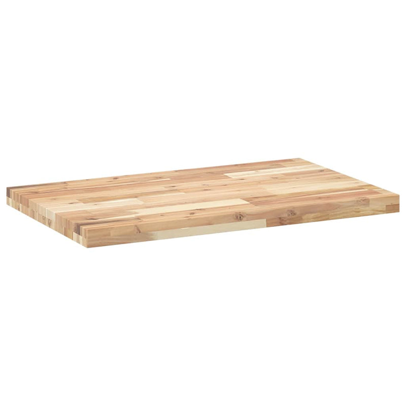 Blat de birou netratat, 60x50x4 cm, lemn masiv de acacia
