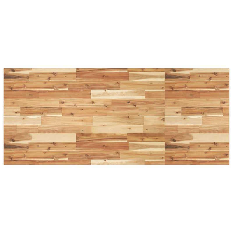 Blat de birou finisat cu ulei, 140x60x2 cm, lemn masiv acacia