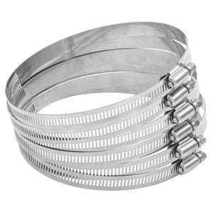 Coliere pentru furtun, 6 buc., 91-110 mm, oțel inoxidabil 304