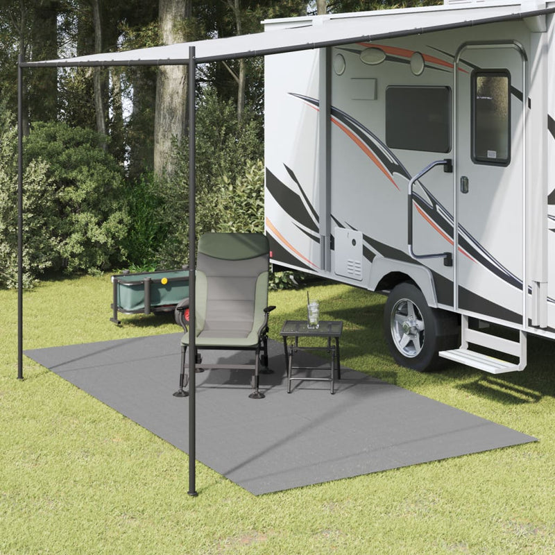 Covor pentru cort, antracit, 4x2 m
