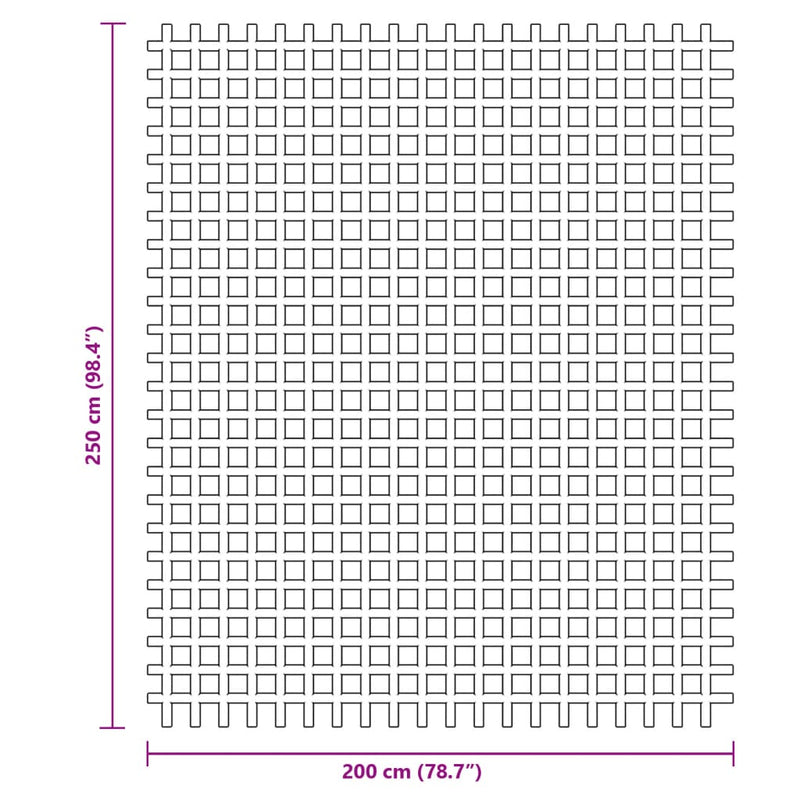 Covor pentru cort, antracit, 2,5x2 m