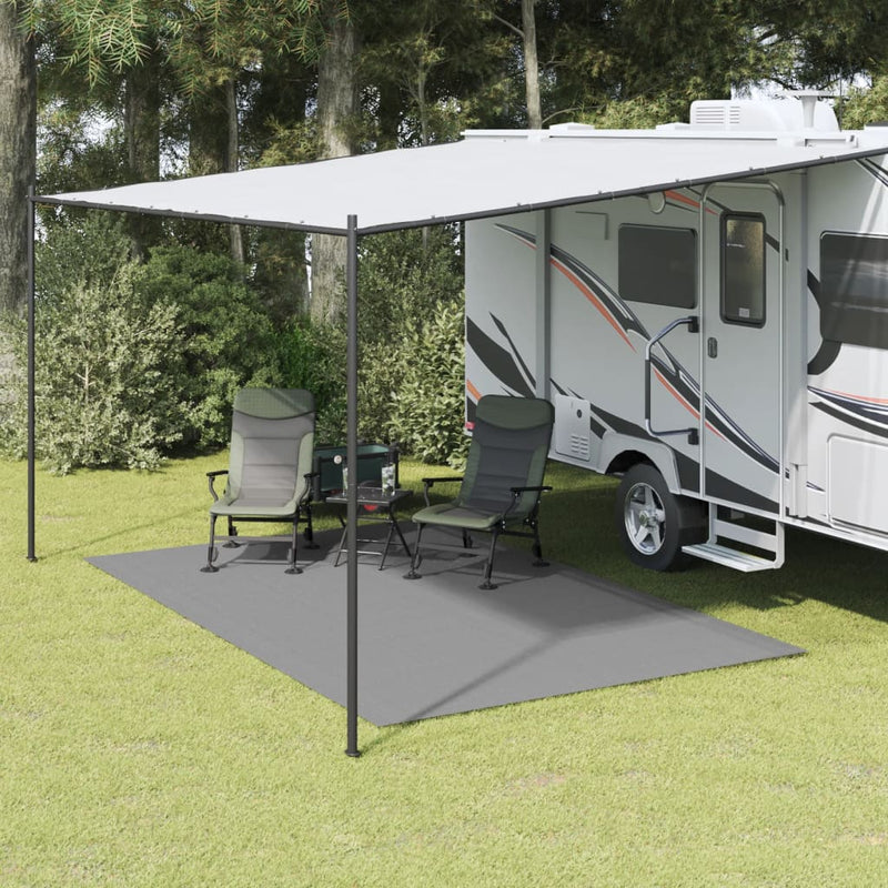Covor pentru cort, antracit, 4x2,5 m