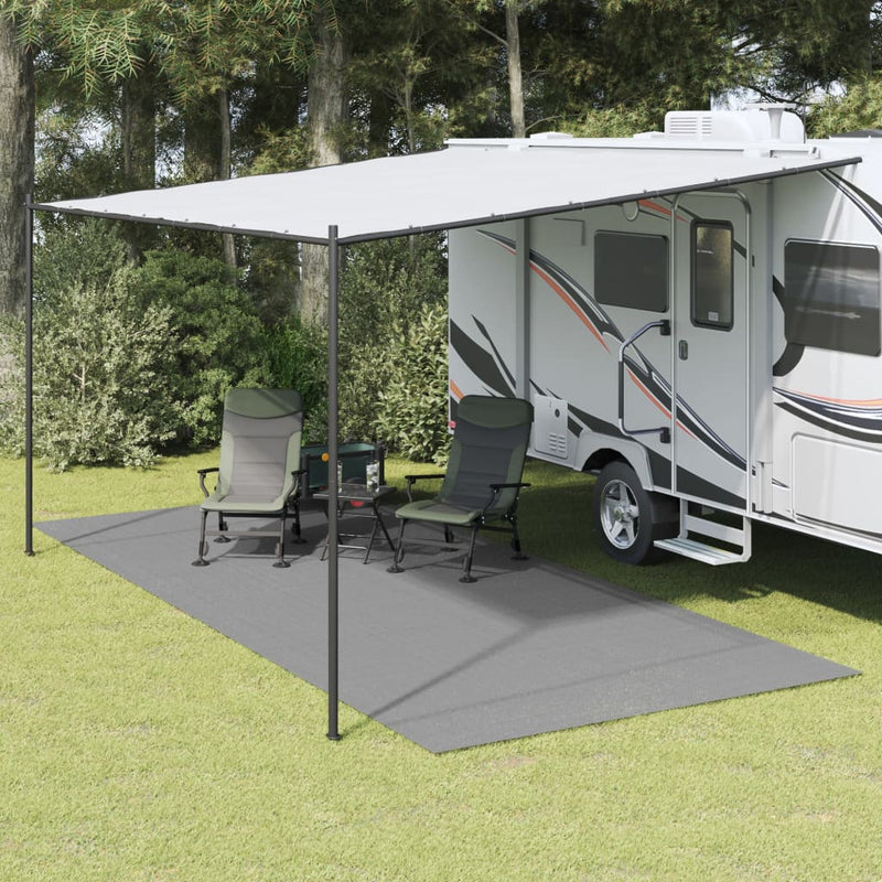 Covor pentru cort, antracit, 5,5x2,5 m