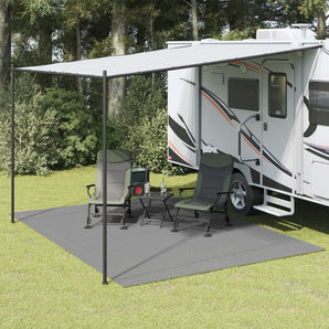 Covor pentru cort, antracit, 4x3 m