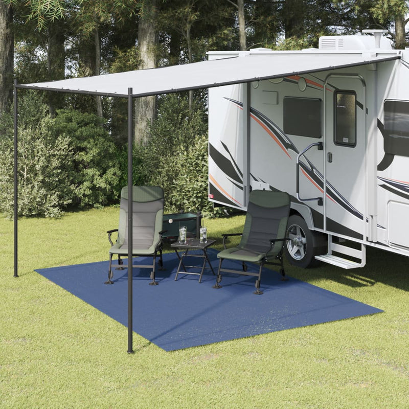 Covor pentru cort, albastru, 3,5x2,5 m