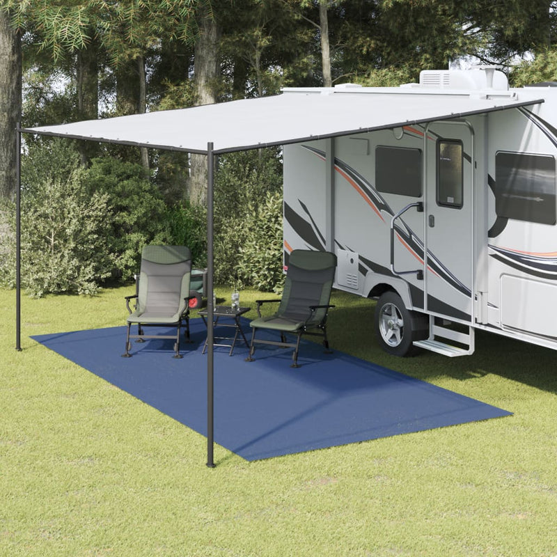 Covor pentru cort, albastru, 5x2,5 m