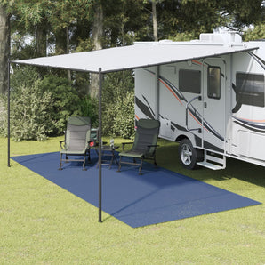 Covor pentru cort, albastru, 6x2,5 m