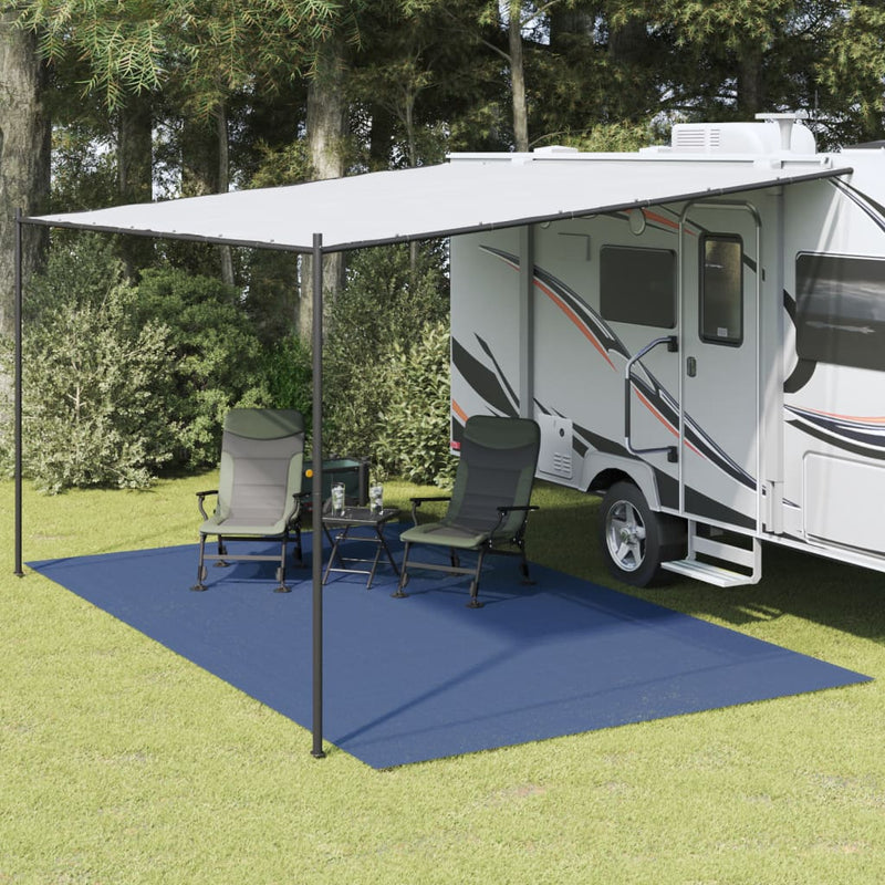 Covor pentru cort, albastru, 5x3 m