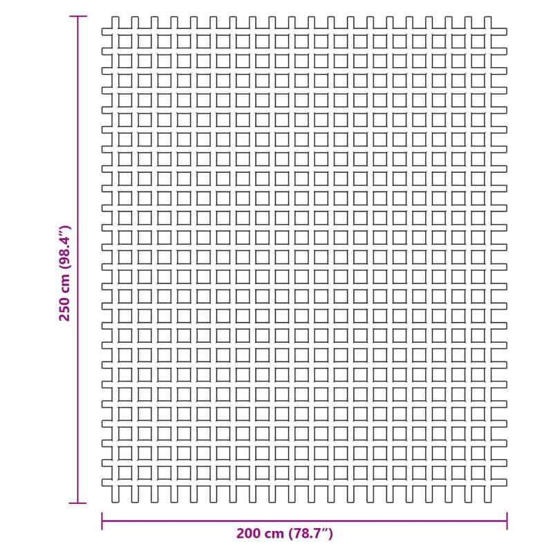 Covor pentru cort, verde, 2,5x2 m