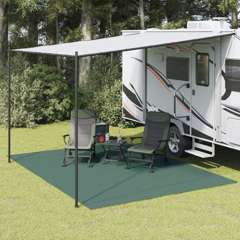 Covor pentru cort, verde, 4x3 m