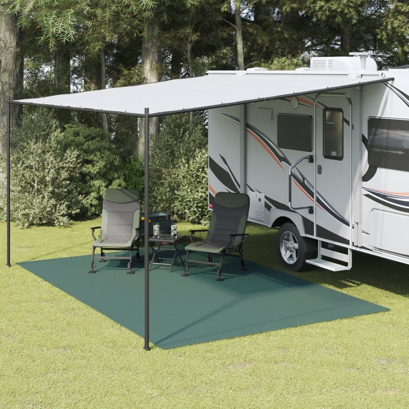 Covor pentru cort, verde, 5x3 m