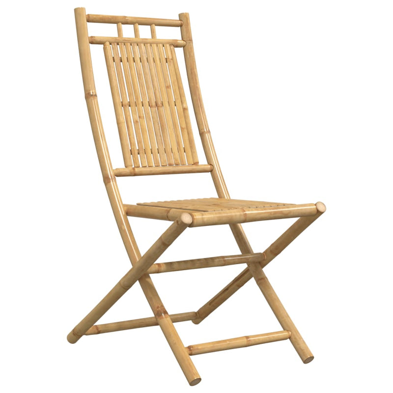 Scaune pliante 2 buc 46x66x99 cm Bambus