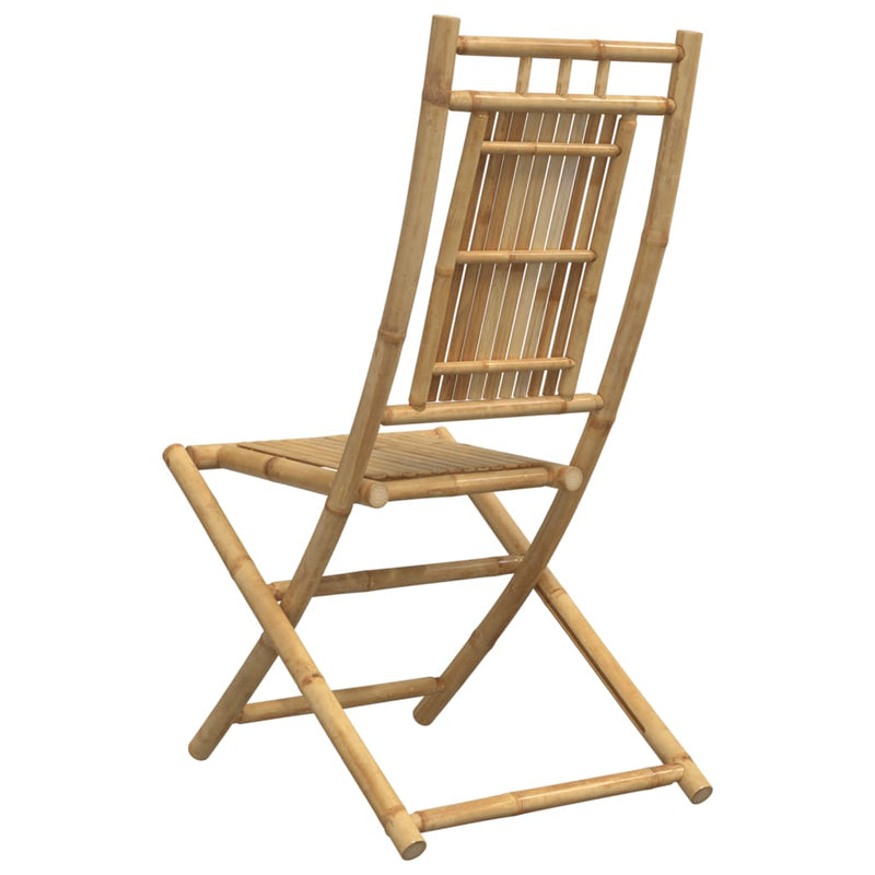 Scaune pliante 2 buc 46x66x99 cm Bambus