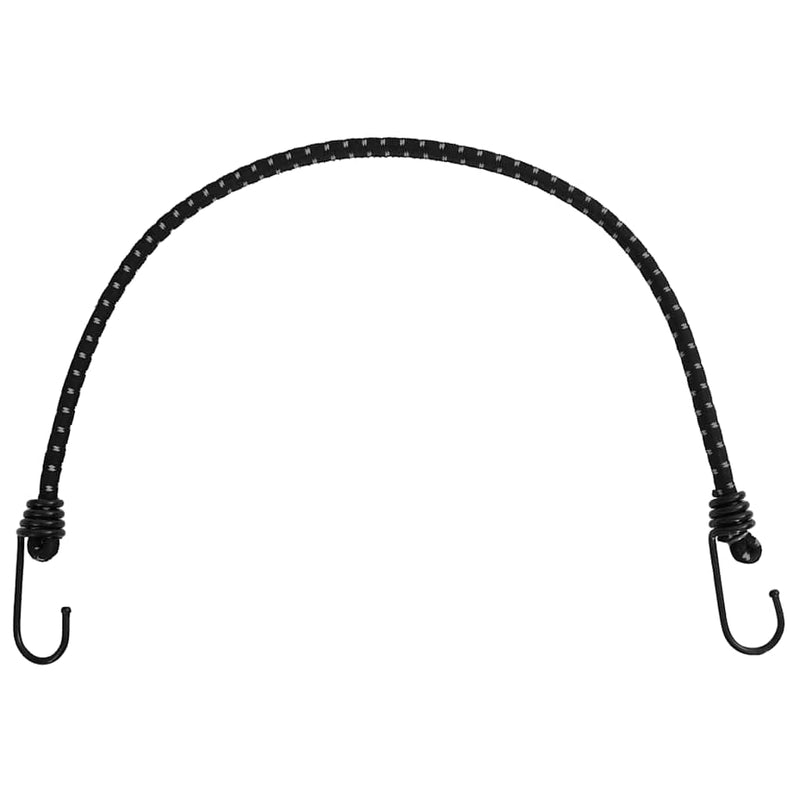 Corzi elastice cu benzi reflectorizante/cârlige 50 buc. 59 cm